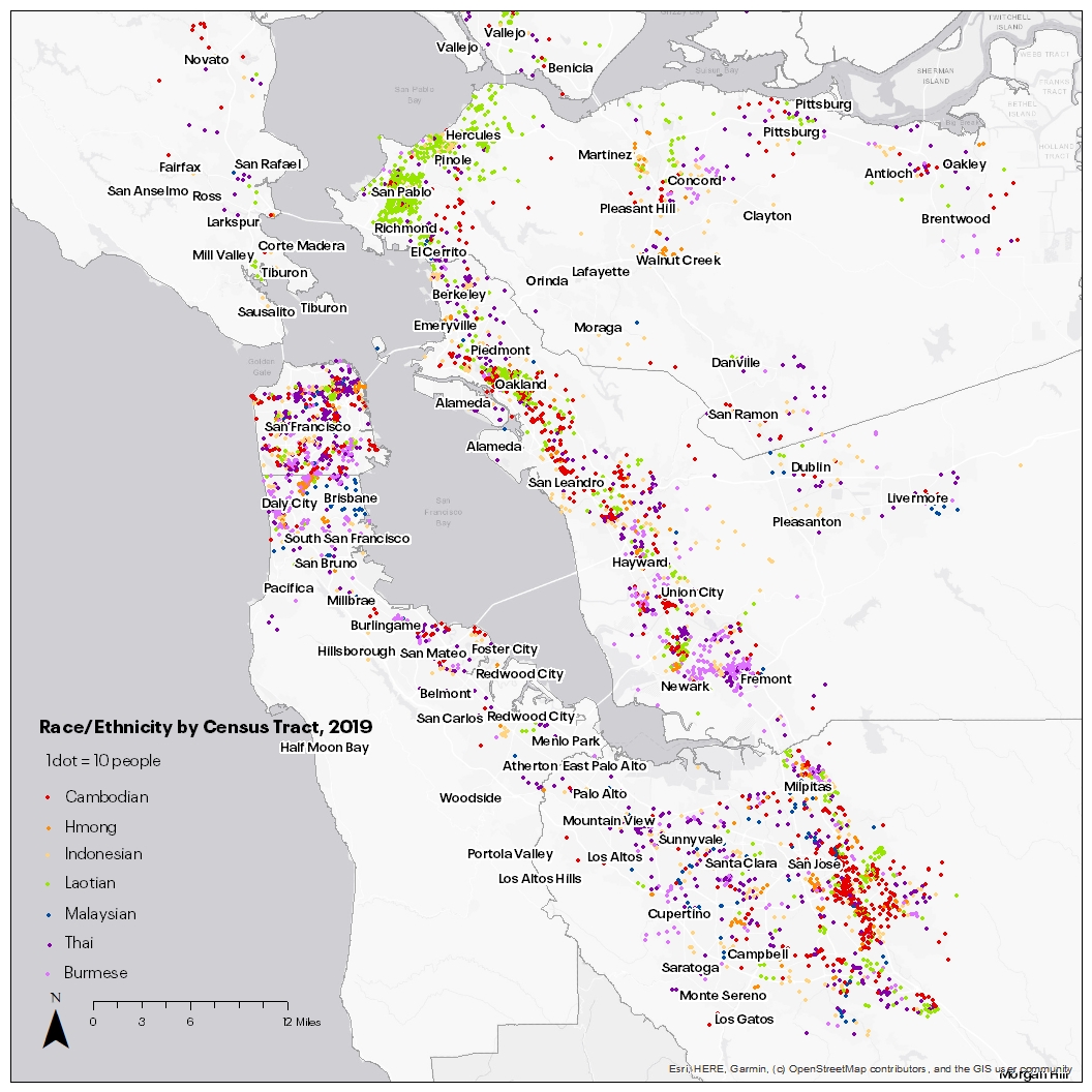 Southeast Asians Live in Richmond, San Francisco, Daly City, San Jose, and Oakland