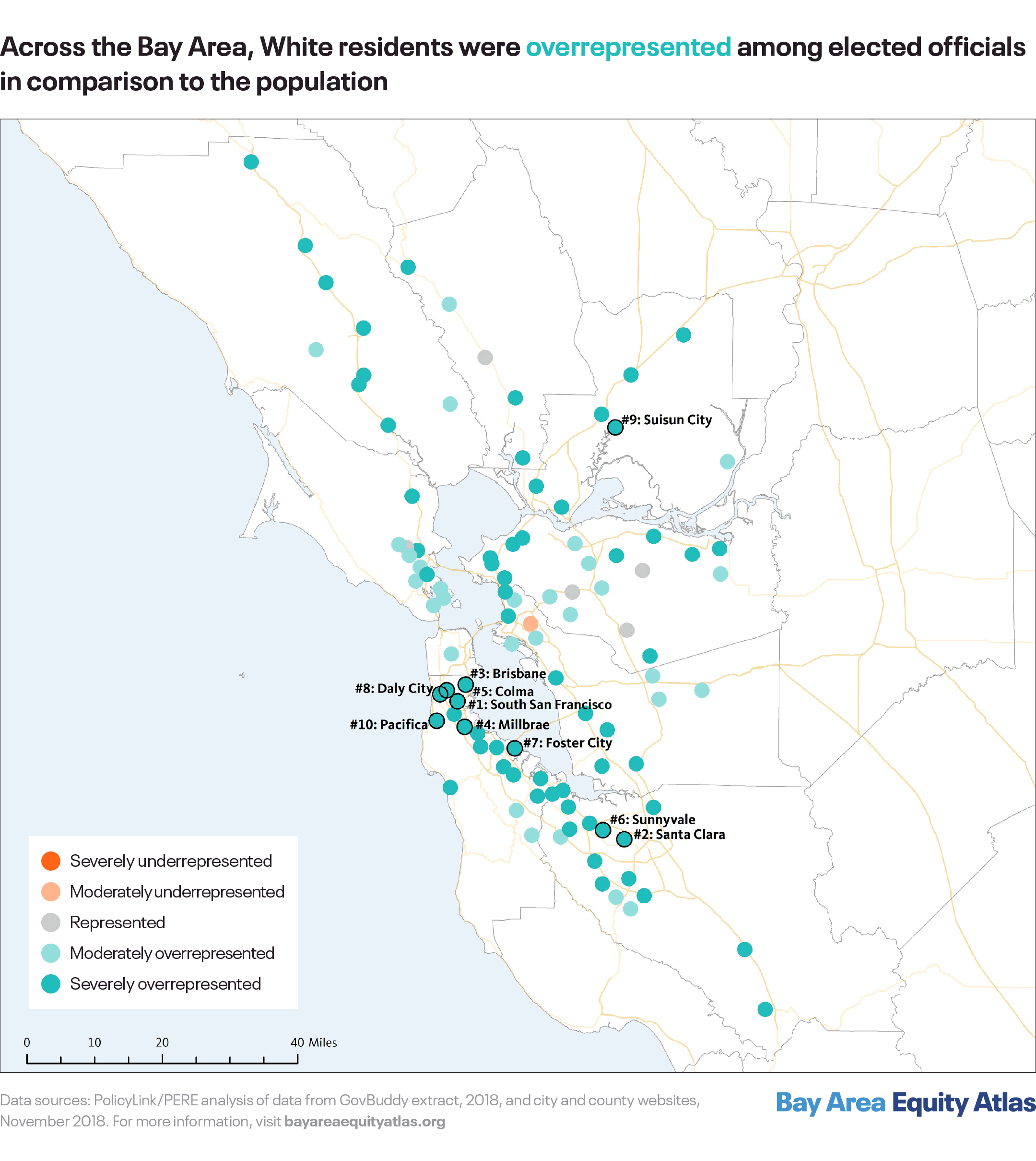 Diversity of electeds map White